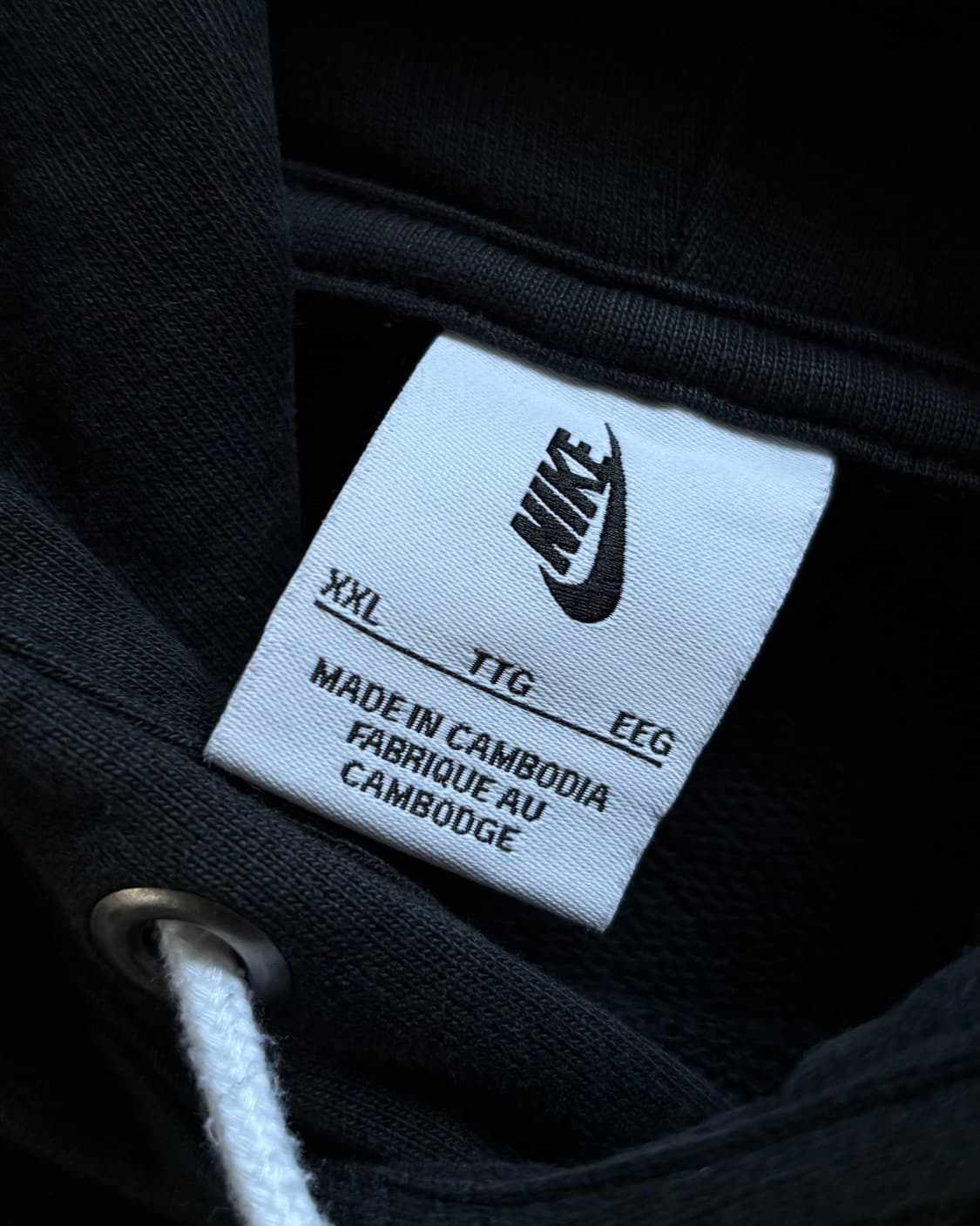 Nike 나이키 NRG라인 스우시 블랙컬러 후드티 상품이미지5