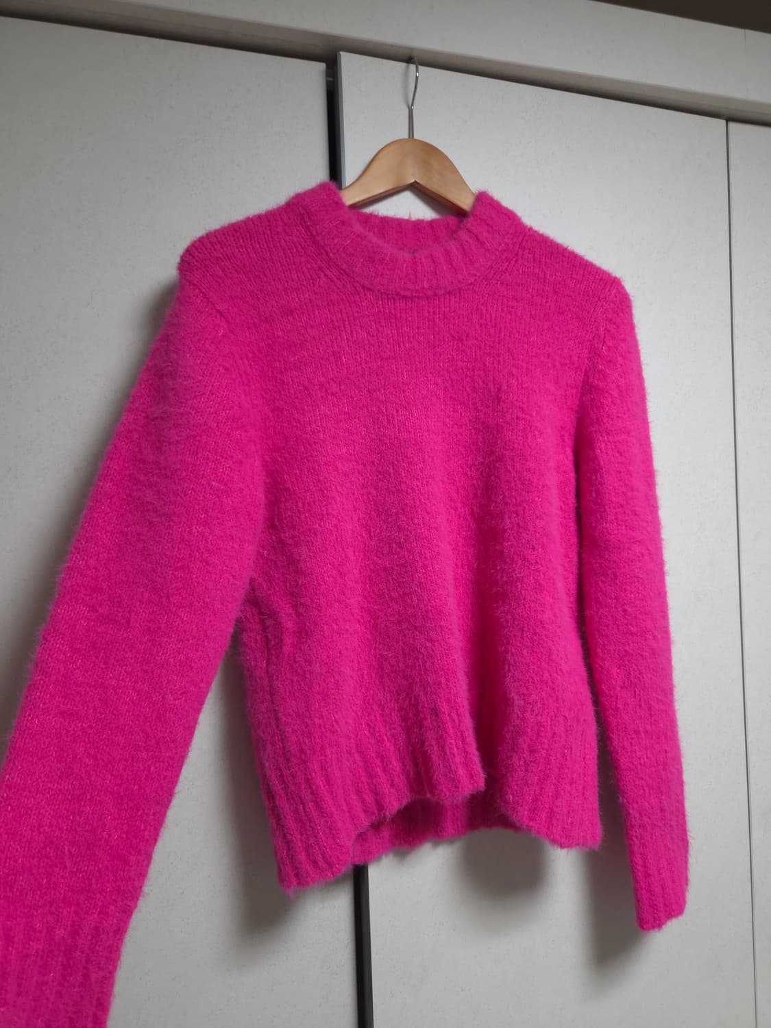 새상품) 마시모두띠 마젠타 핫핑크 울 니트 상품이미지2