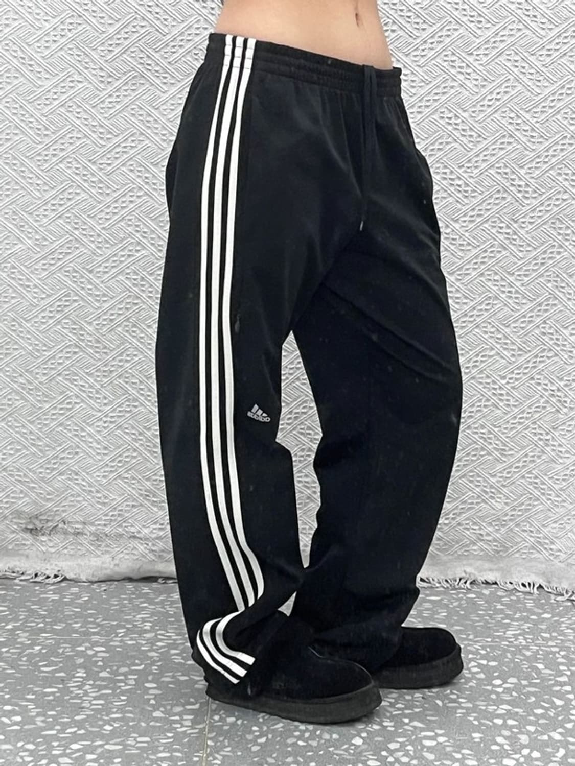 아디다스 빈티지 캐주얼 스포티 와이드 져지 트랙팬츠 105 C10924 상품이미지1
