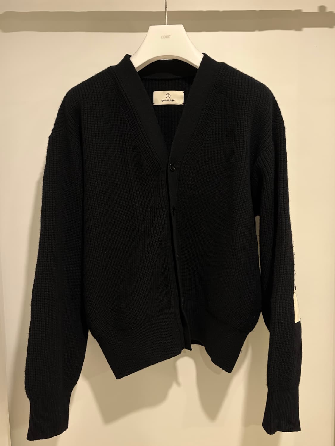 이얼즈어고 로버 울 가디건 블랙 L사이즈 상품이미지2