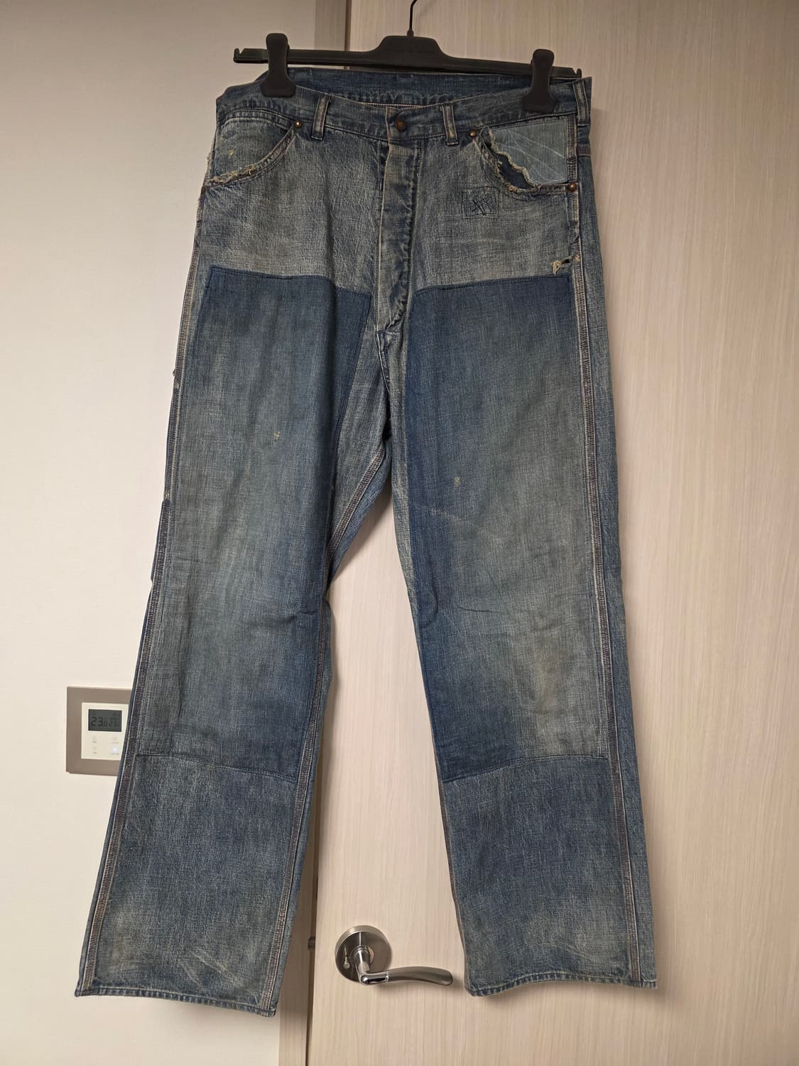 [M] Saint Mxxxxxx Painter Pants Blue 상품이미지1