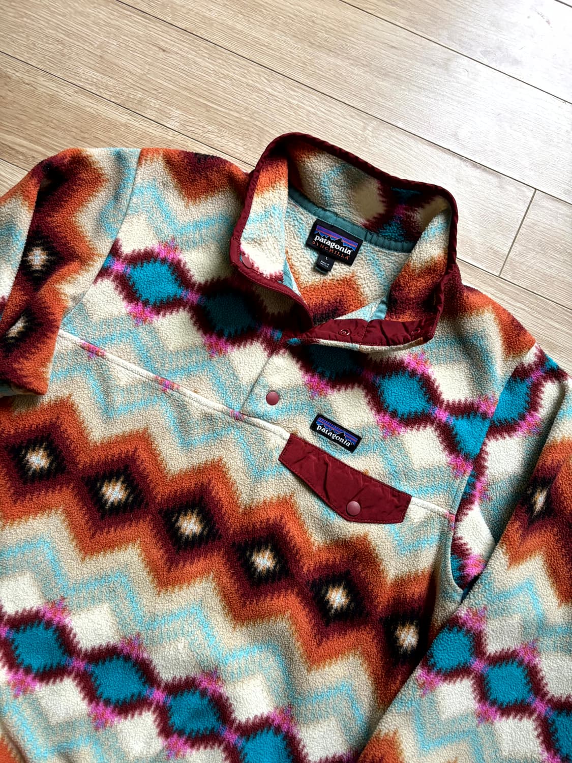 00's 파타고니아 신칠라 Snap-T 풀오버 L(100) 상품이미지2