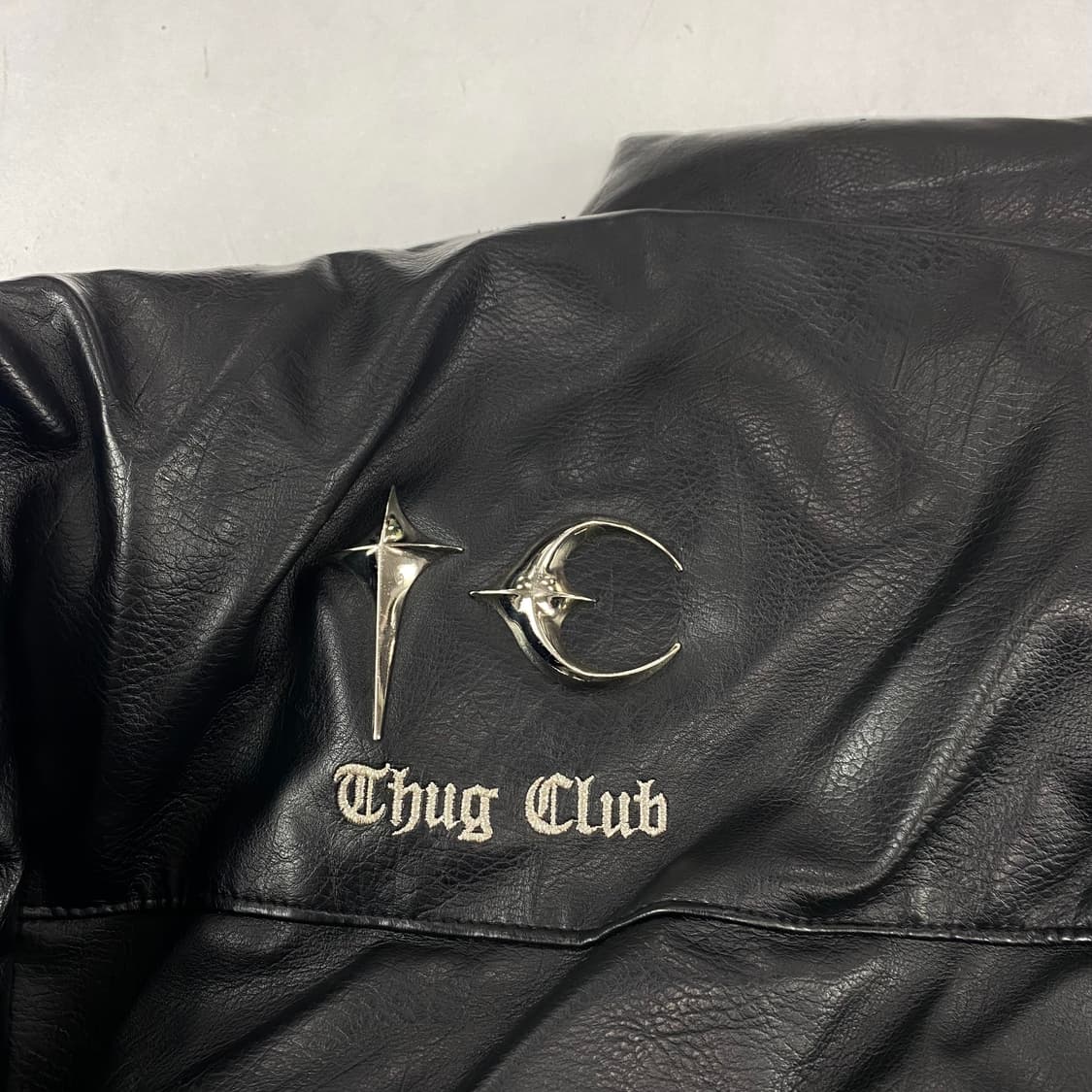 떠그클럽 레더 블랙 패딩 (103) 상품이미지6