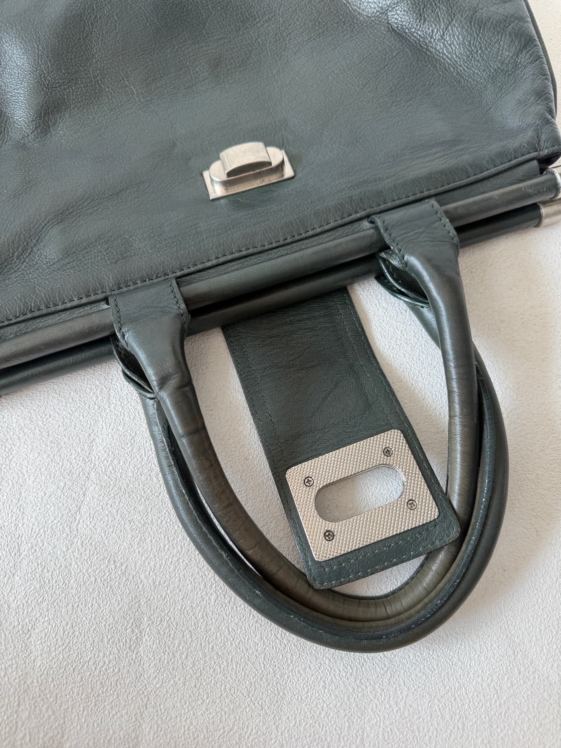 MADE IN ITALY 레더 토트백 상품이미지6