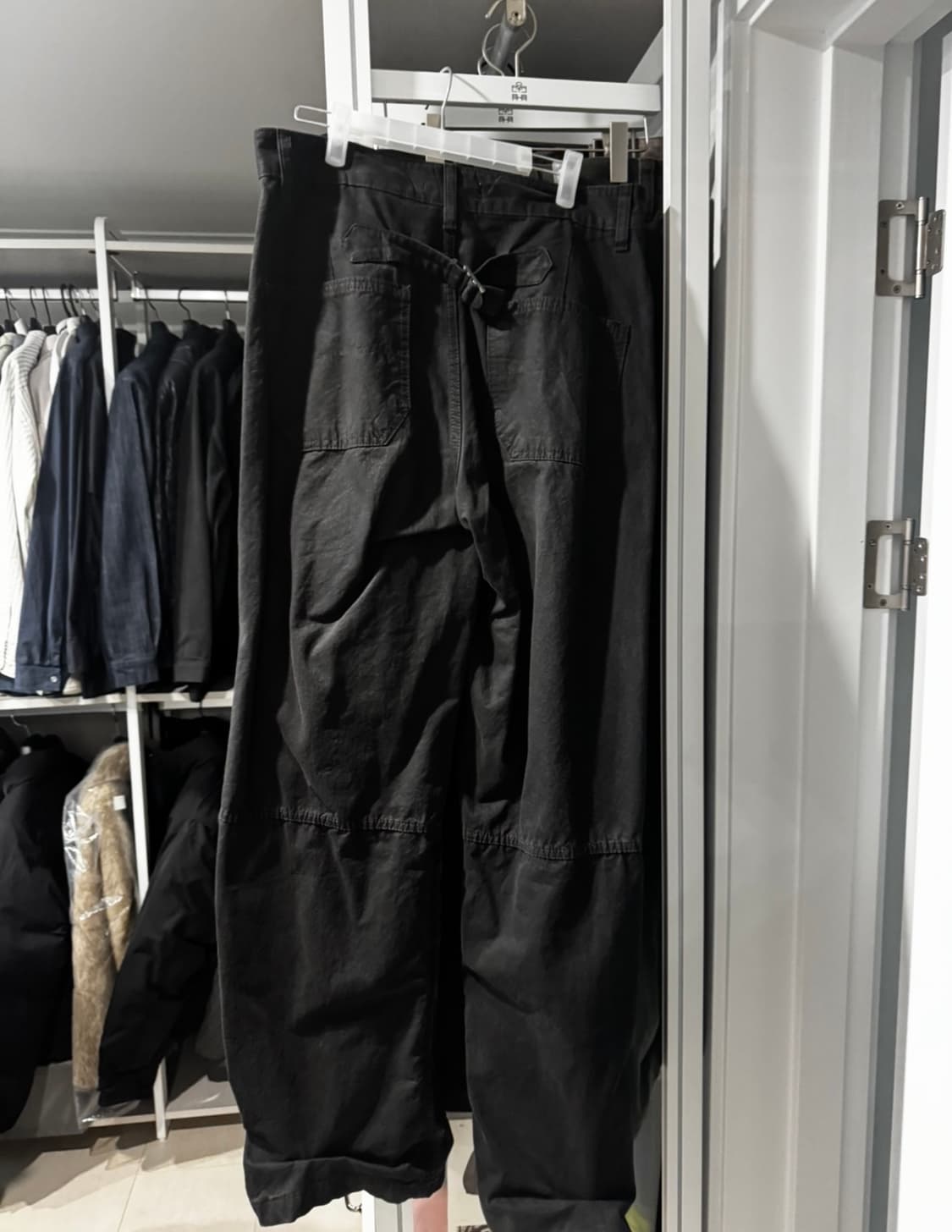 아르반 섹션라인 멀티패치워크 워시드팬츠 3사이즈 상품이미지5