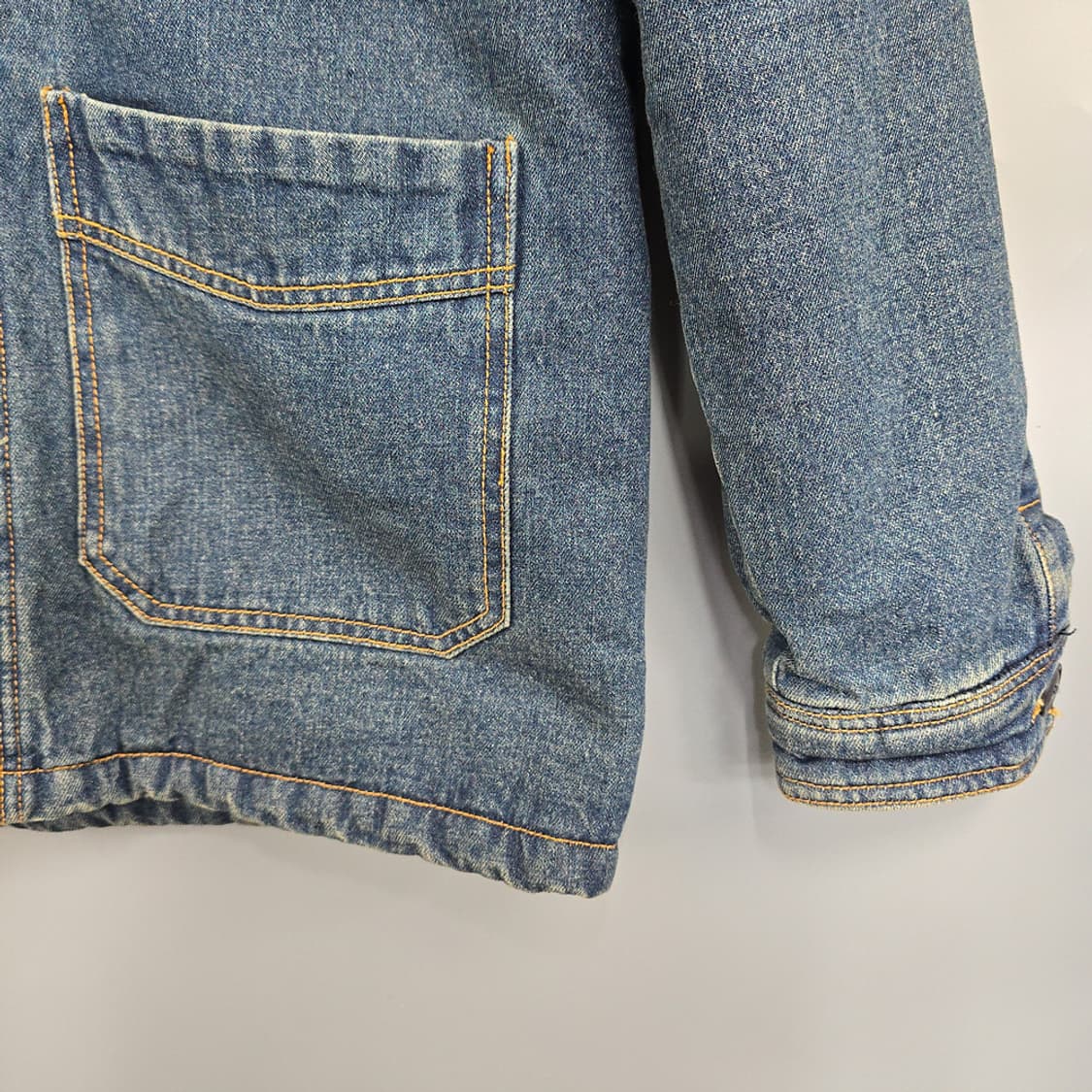 에디슨스토어(edisonstore) 셰르파 데님 자켓 M 상품이미지3