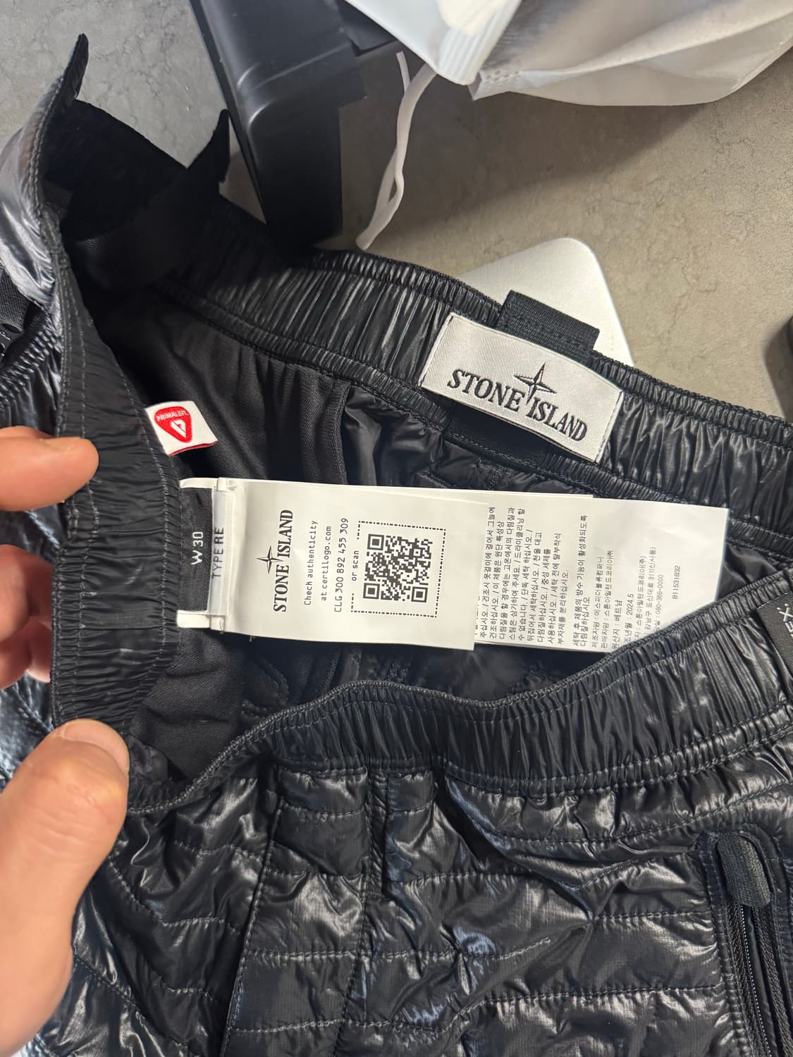 스톤아일랜드 패딩 팬츠 30 상품이미지3