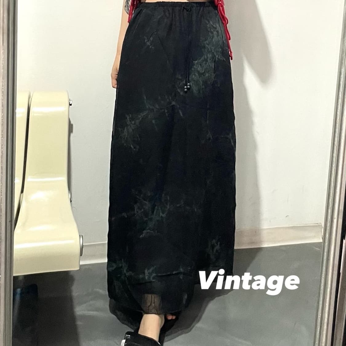 타이다이 펑크 밴딩 스커트 상품이미지1