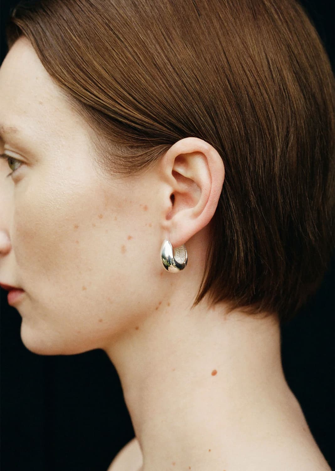 소피부하이 26ss 힌지 후프 귀걸이/실버 상품이미지6