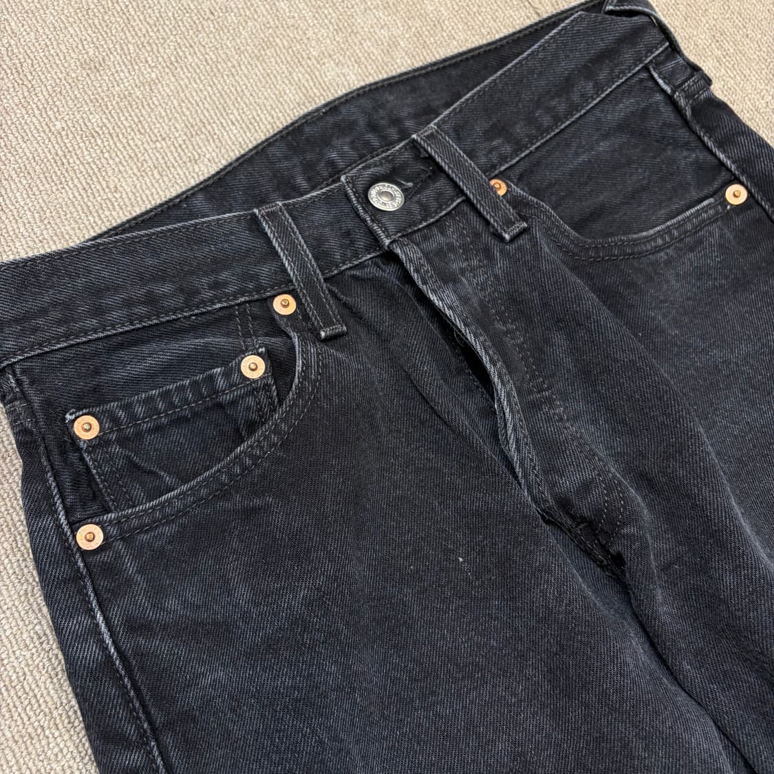 00s levis 501 리바이스 블랙 데님 상품이미지2