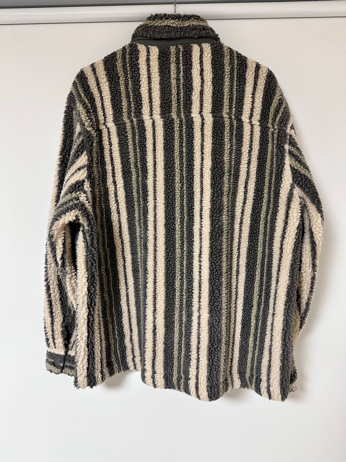 자라 스트라이프 쉐르파 자켓 (L-XL) 상품이미지2