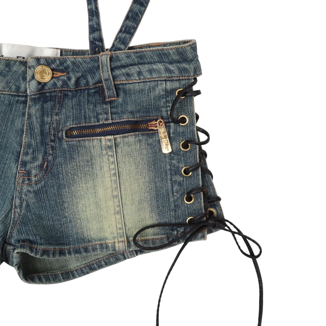 재패니즈 빈티지 y2k 데님 미니 쇼츠 상품이미지3