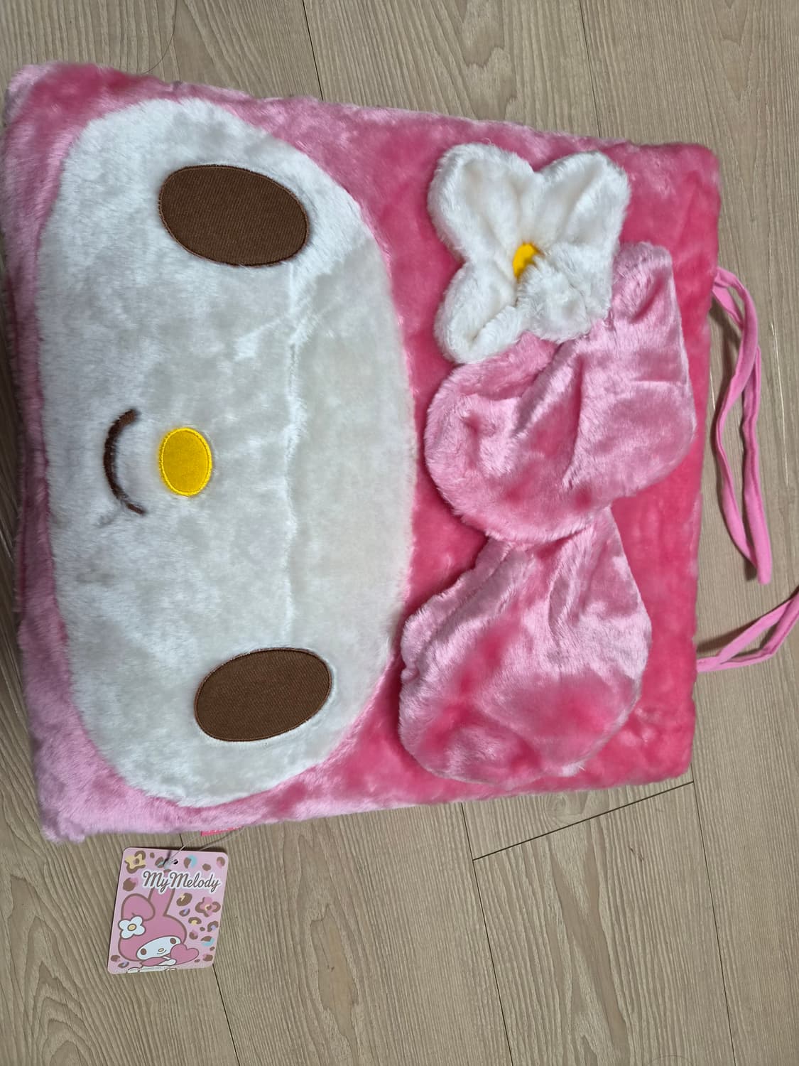 마이멜로디 고전 로즈보아 방석 쿠션 갸루 방꾸 산리오 상품이미지1