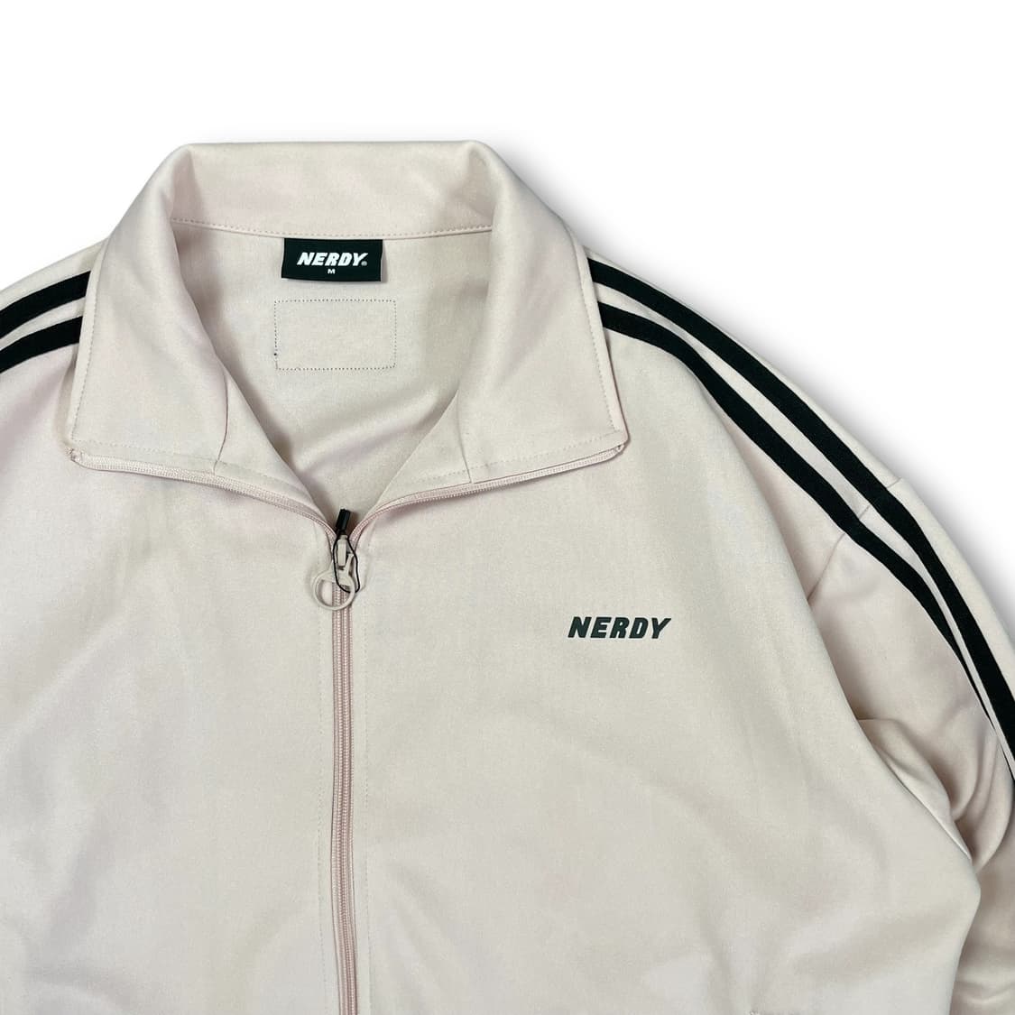 널디 인디핑크 블랙 져지 트랙탑 M 상품이미지3