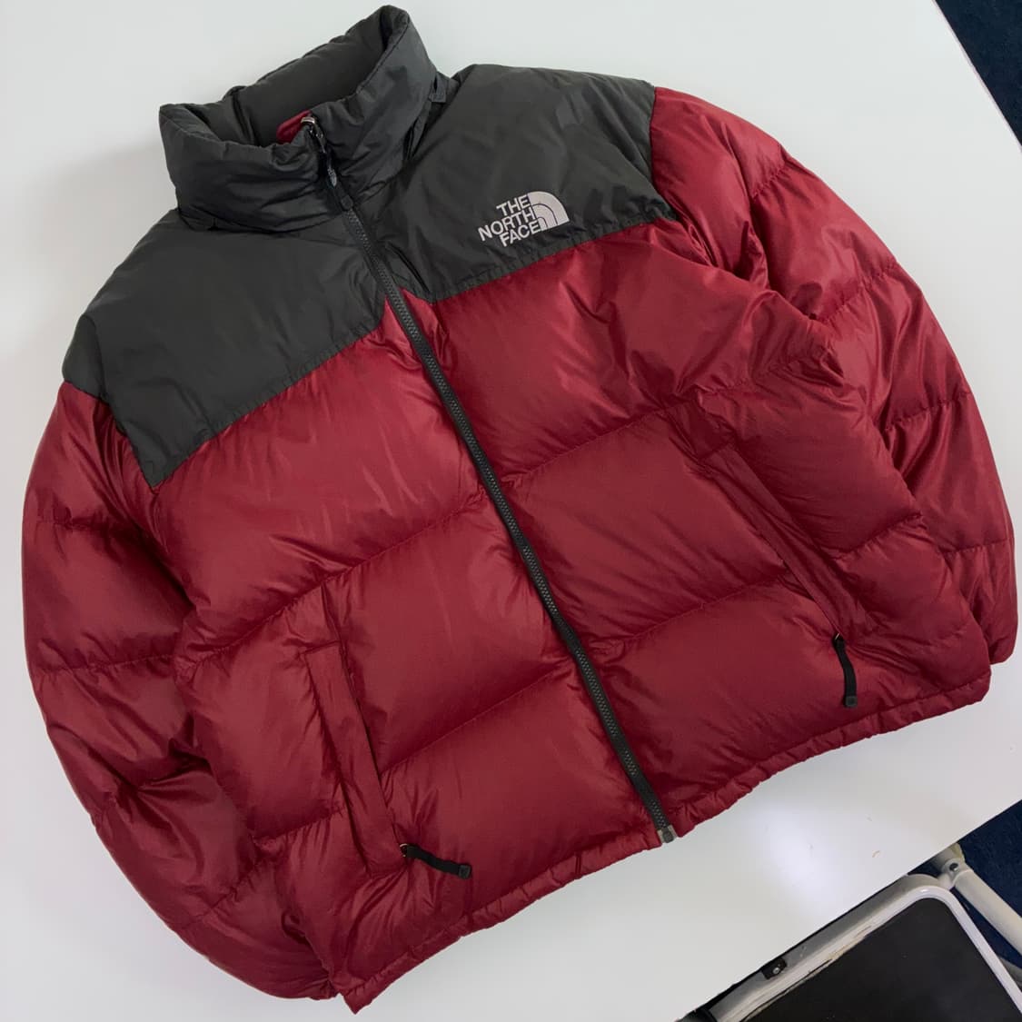 North Face 노스페이스 90‘s 레드 블랙 700 푸퍼 패딩 상품이미지2