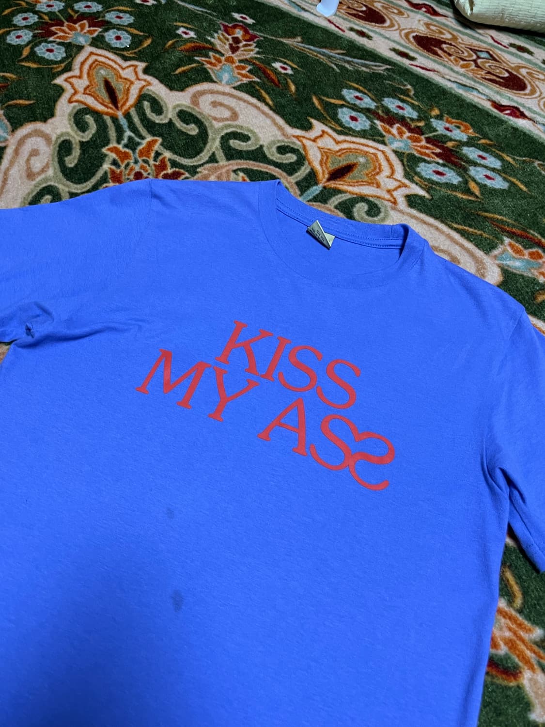 [S] 퍼킹어썸 반팔 kiss my ass 상품이미지2