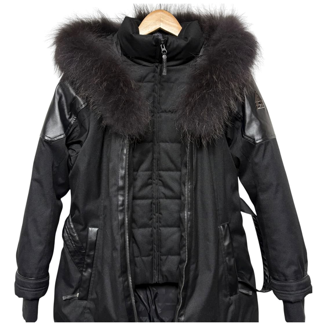 K2 구스다운 거위털 가죽배색 벨트패딩 상품이미지3