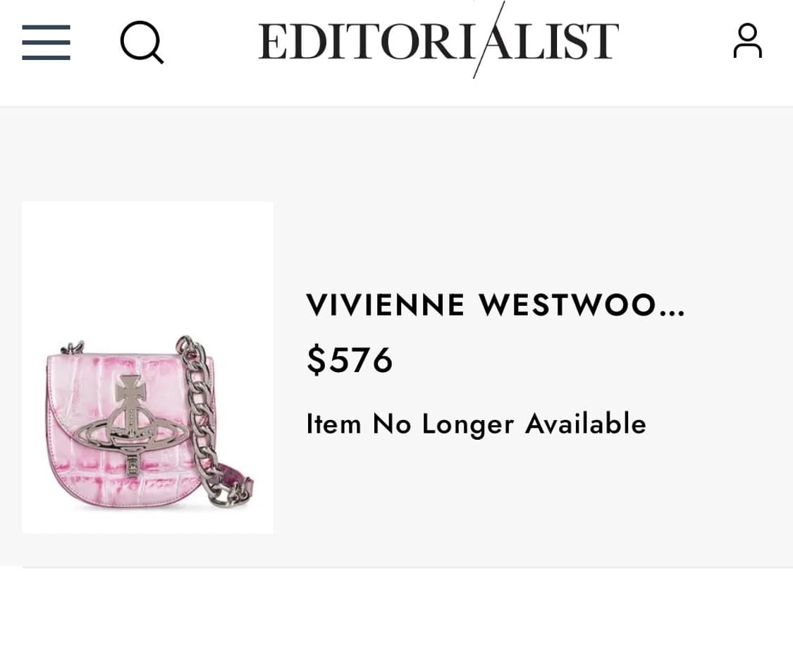 Vivienne Westwood Sofia Saddle bag 상품이미지8