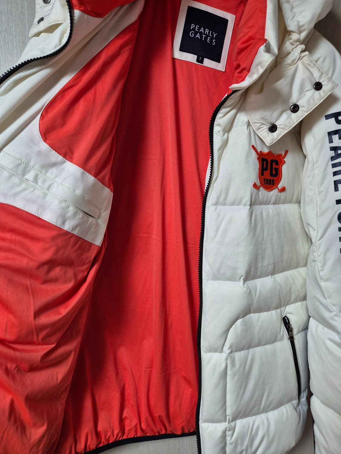 (정품) 파리게이츠 구스다운 골프웨어 다운패딩 110 상품이미지6