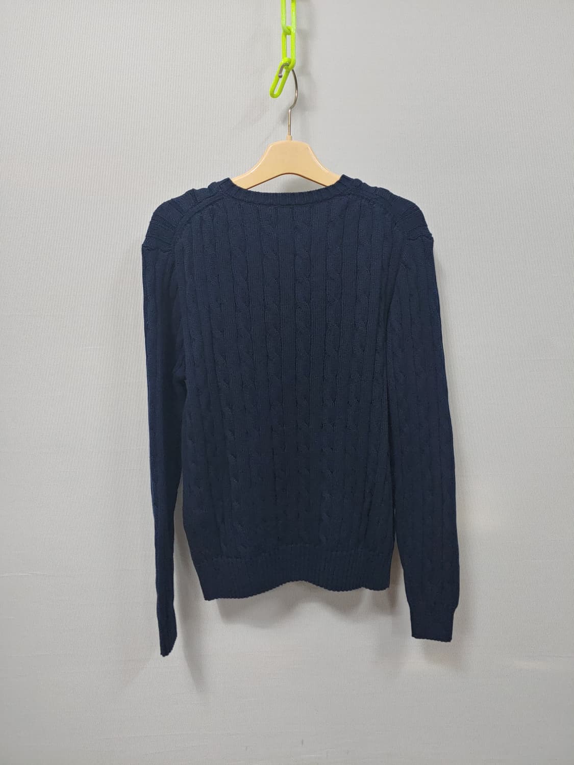 폴로 랄프로렌 네이비 브이넥 니트 여성L 상품이미지2