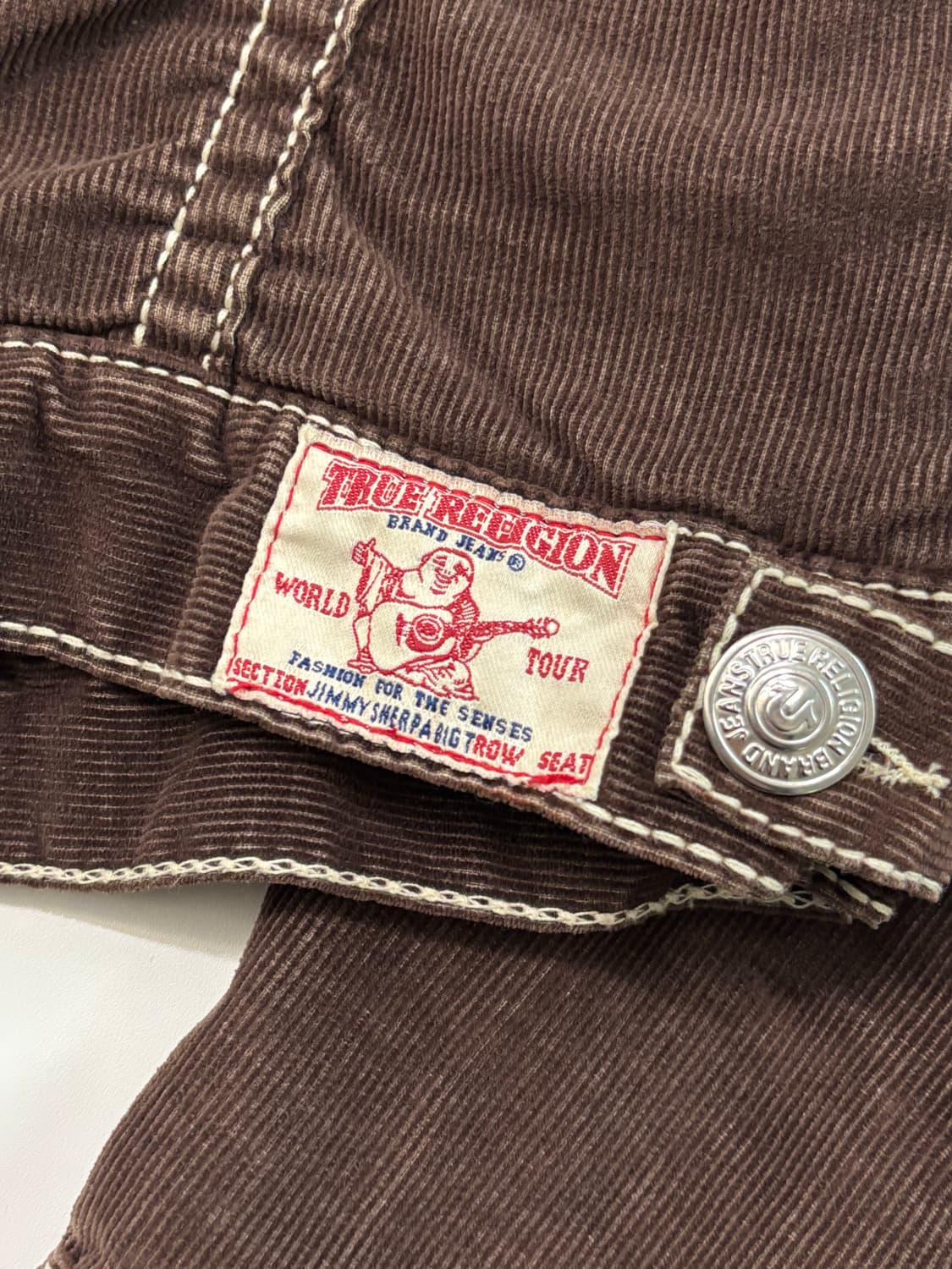True Religion 트루릴리전 브라운컬러 코듀로이 웨스턴 자켓 상품이미지8