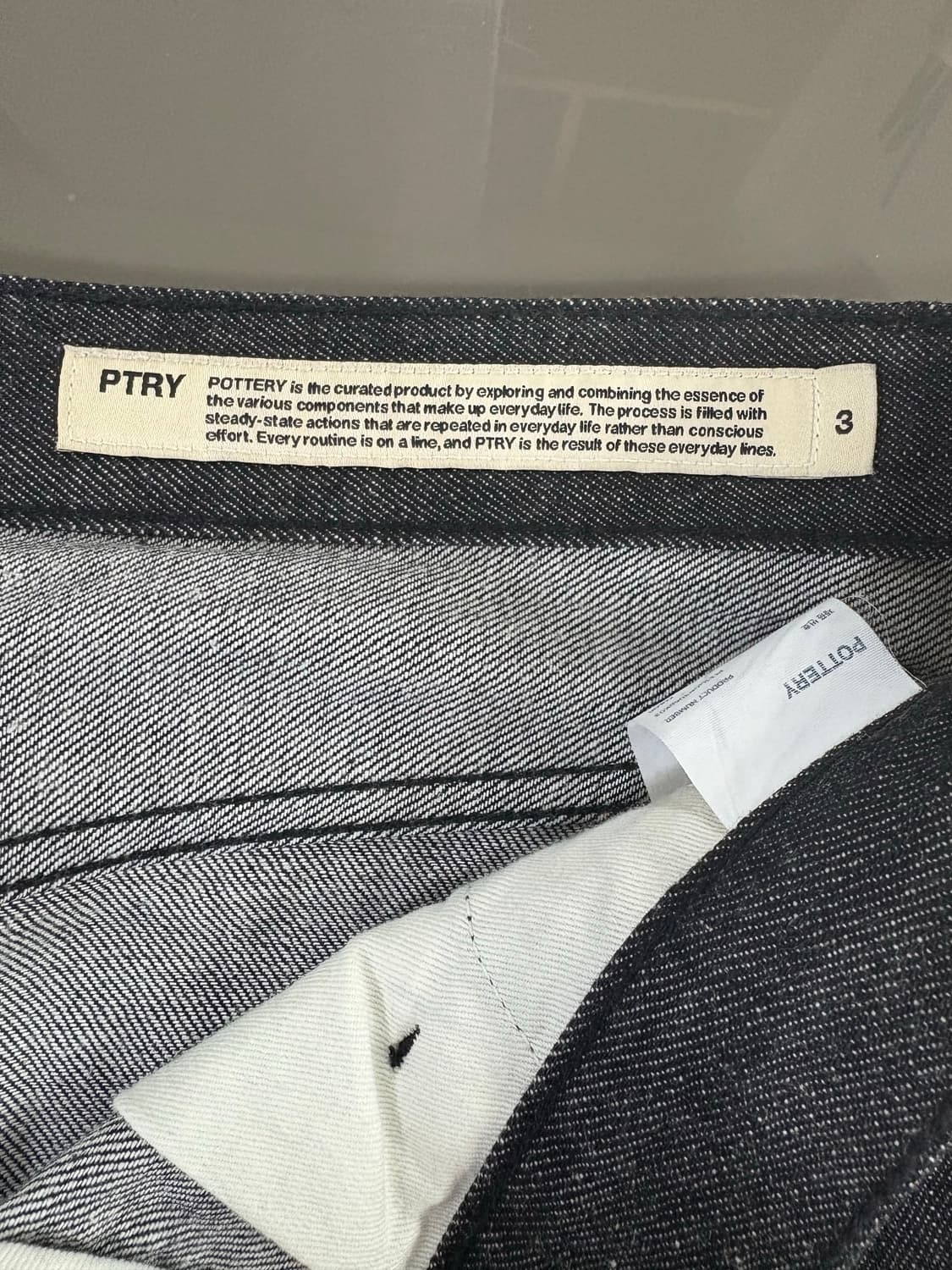 3) 포터리 원워시드 컴포트 데님  상품이미지2