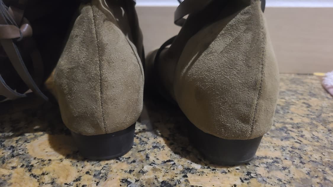 카키색 웨스턴 롱 부츠 상품이미지6