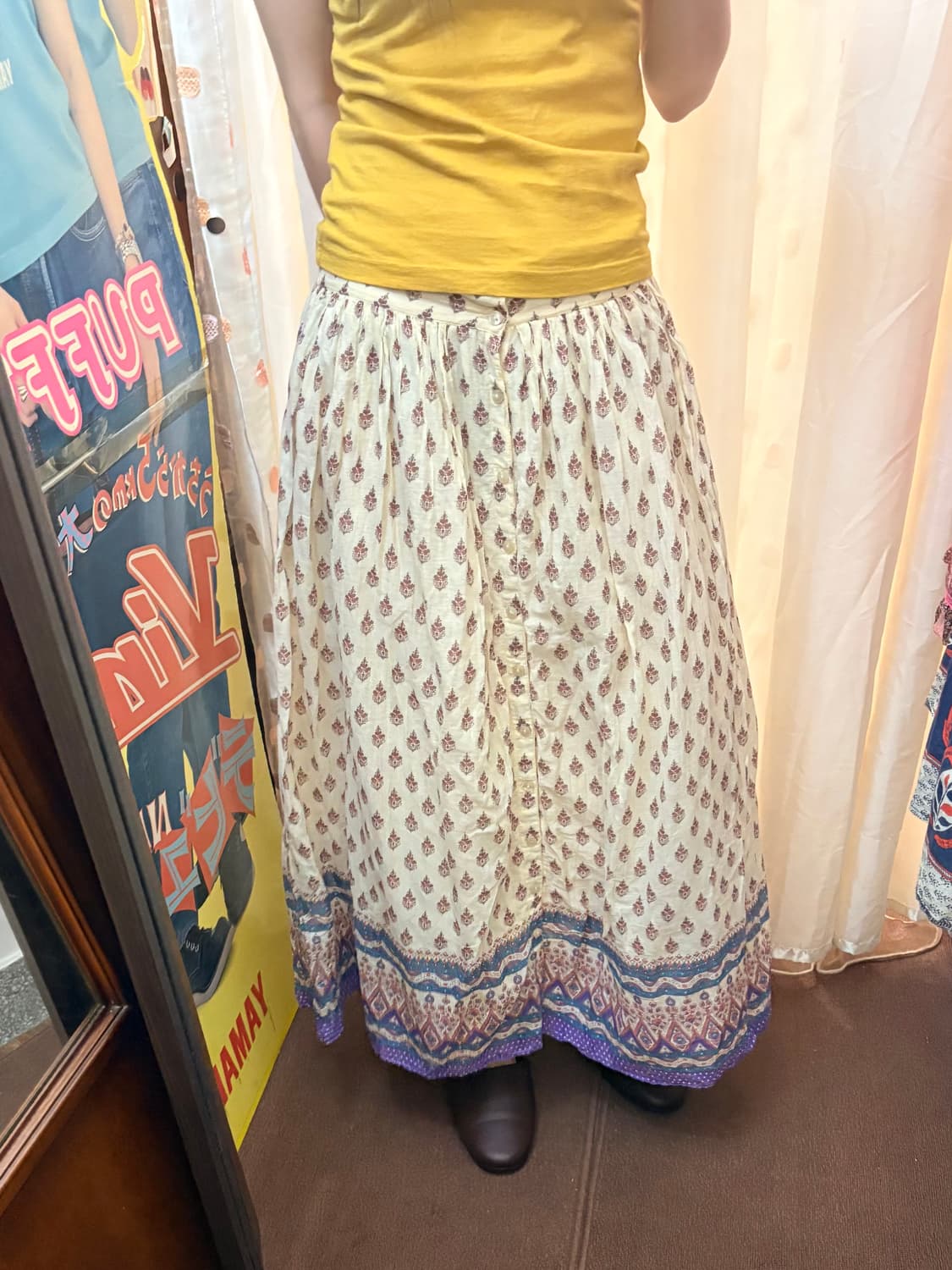 jpn vintage paisley long skirt 상품이미지2