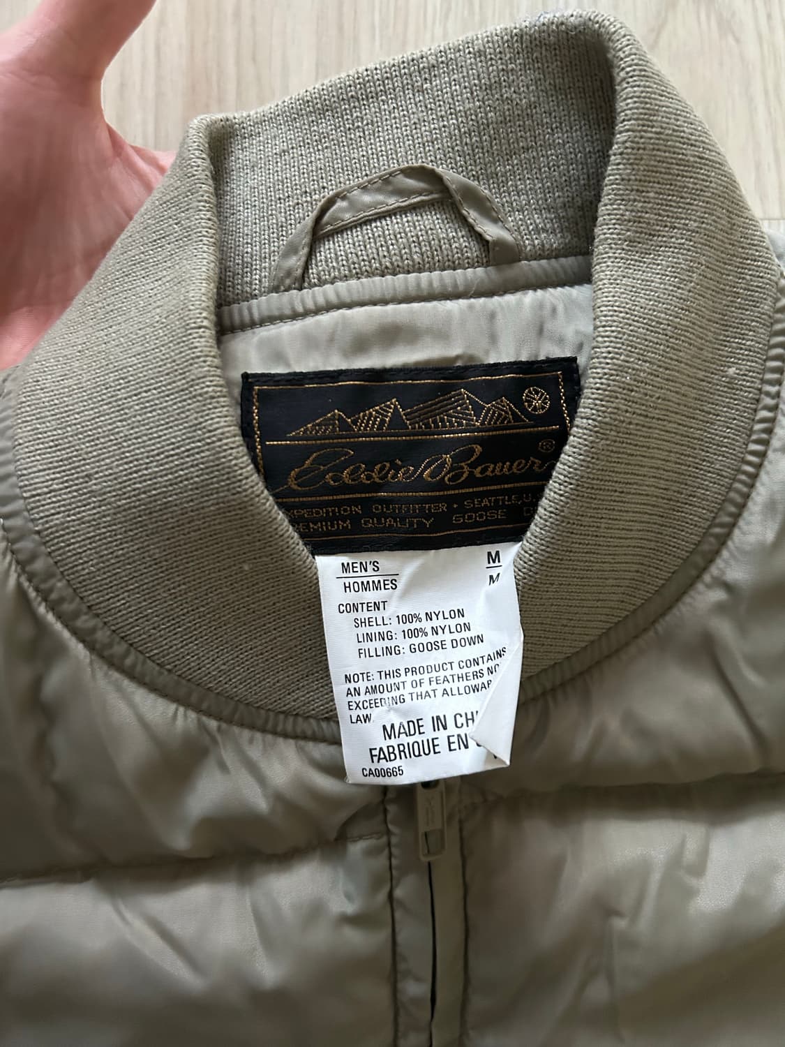 빈티지 에디바우어 다운 베스트 상품이미지2