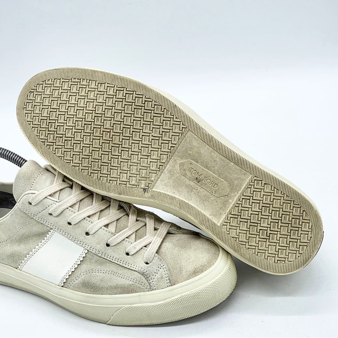  톰포드 스웨이드 캠브리지 스니커즈 마블 크림 (9)  상품이미지3