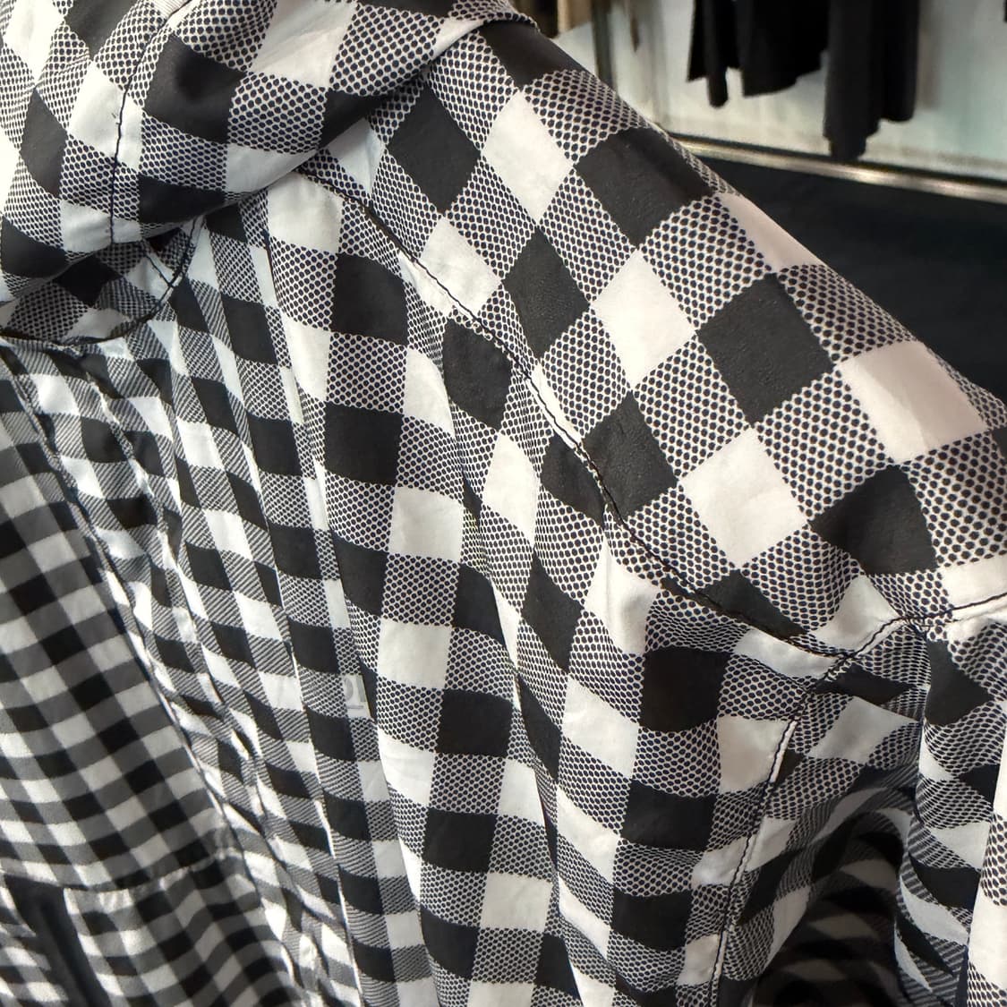 [L] 노스페이스 깅엄체크 바람막이 상품이미지3