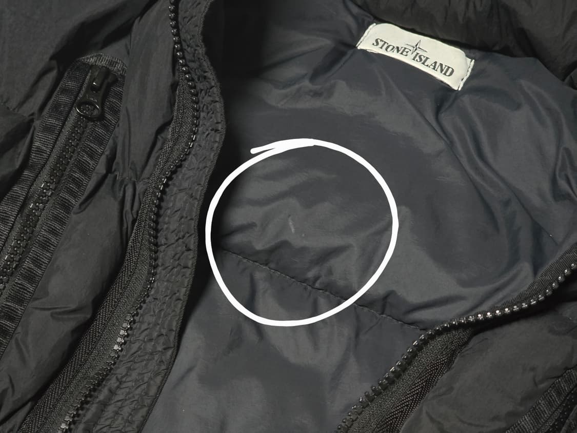 [S] 21fw 스톤아일랜드 크링클랩스 패딩 블랙 상품이미지7