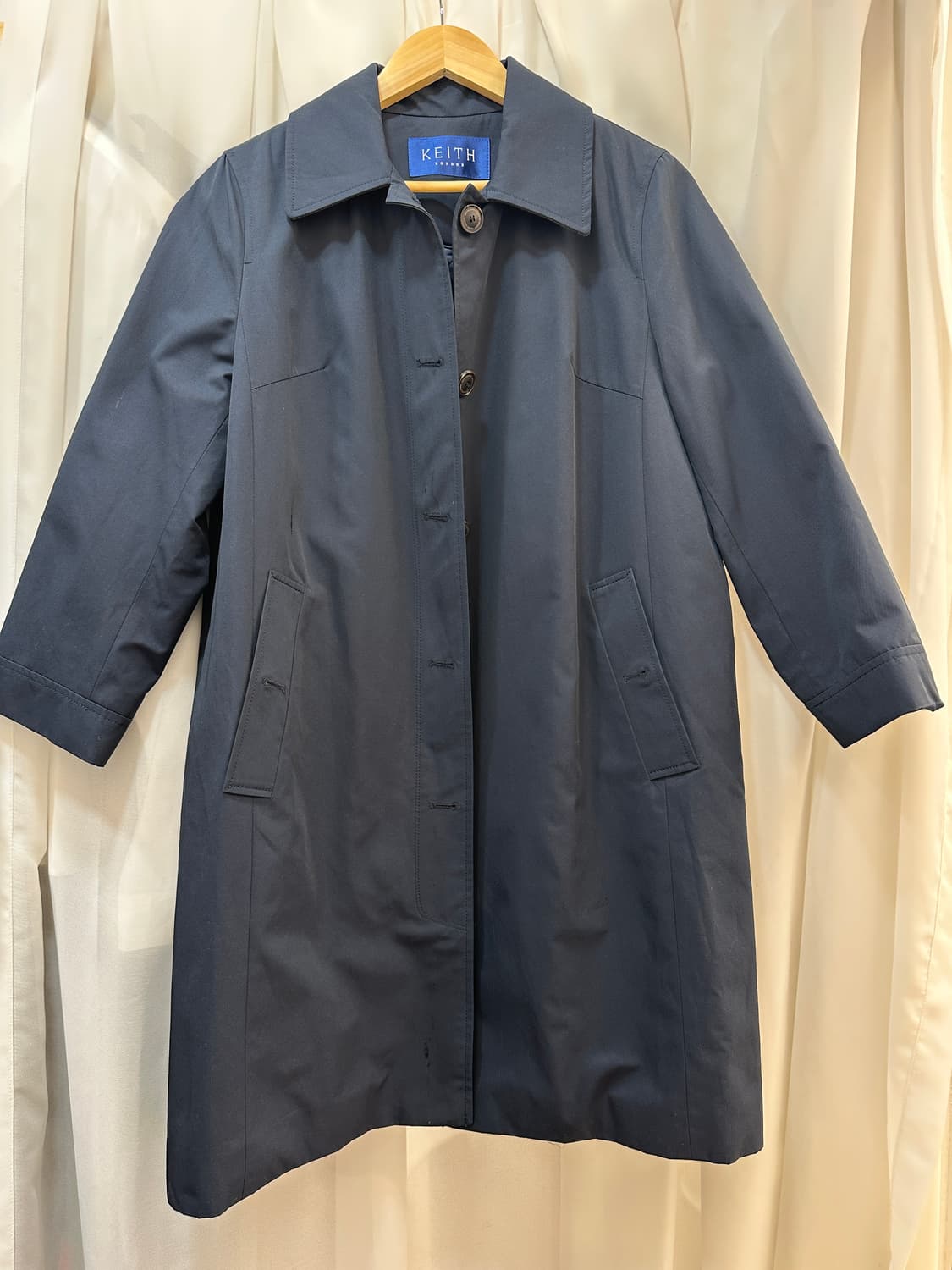 KEITH LONDON 네이비색 코트 상품이미지1