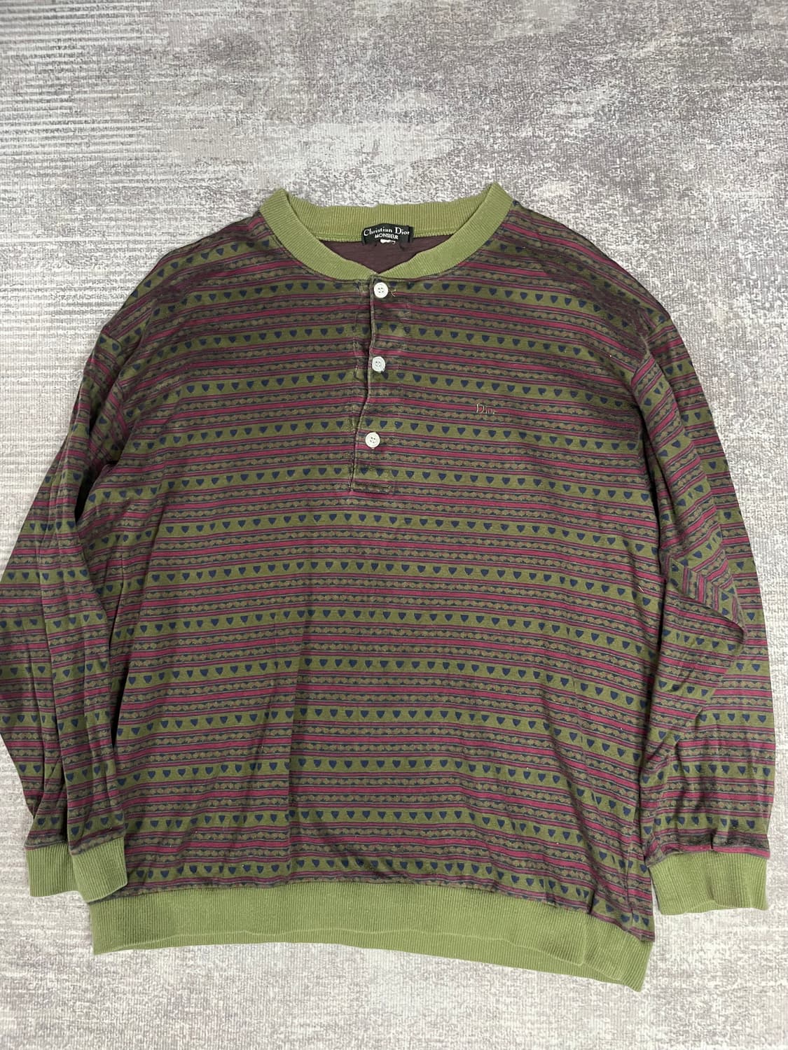 90s vintage Dior 헨리넥 상품이미지10