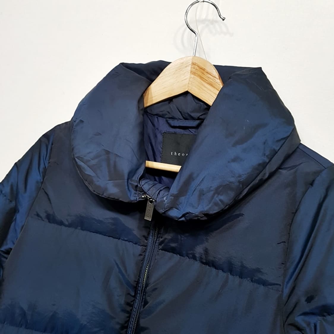 theory 띠어리 다운 롱 패딩 네이비 상품이미지5