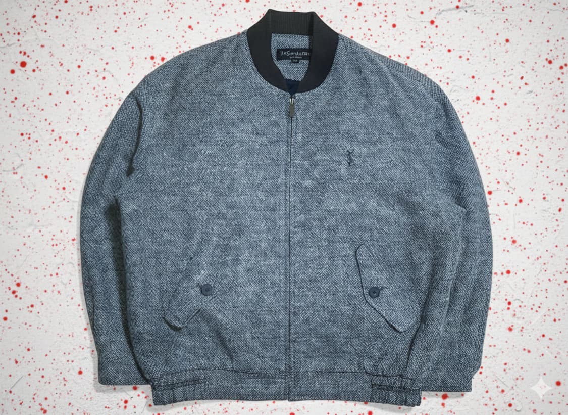 Yves Saint Laurent 90's 입생로랑 울트위드 블루종 상품이미지2