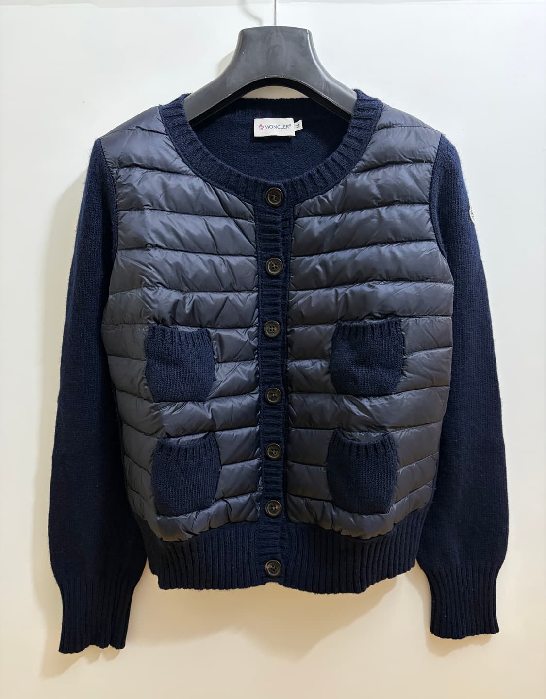 몽클레어 정품 여성 니트패딩 가디건 M 상품이미지1