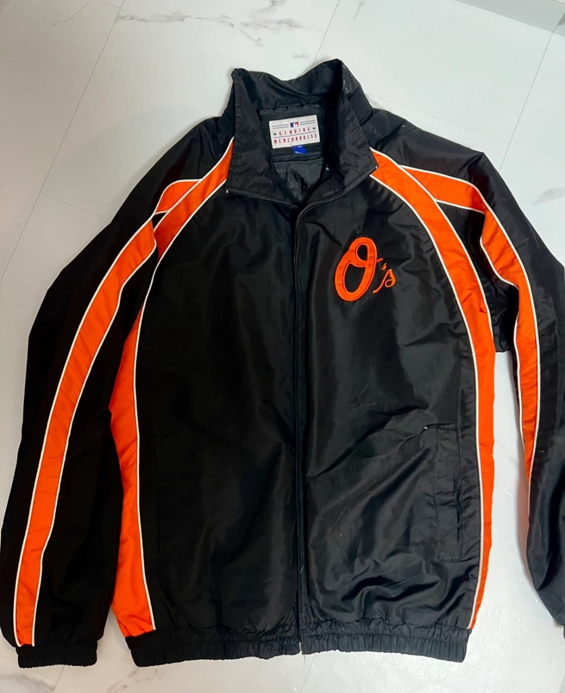 마제스틱 MLB 어센틱 볼티모어 오리올스 웜업 자켓 상품이미지2