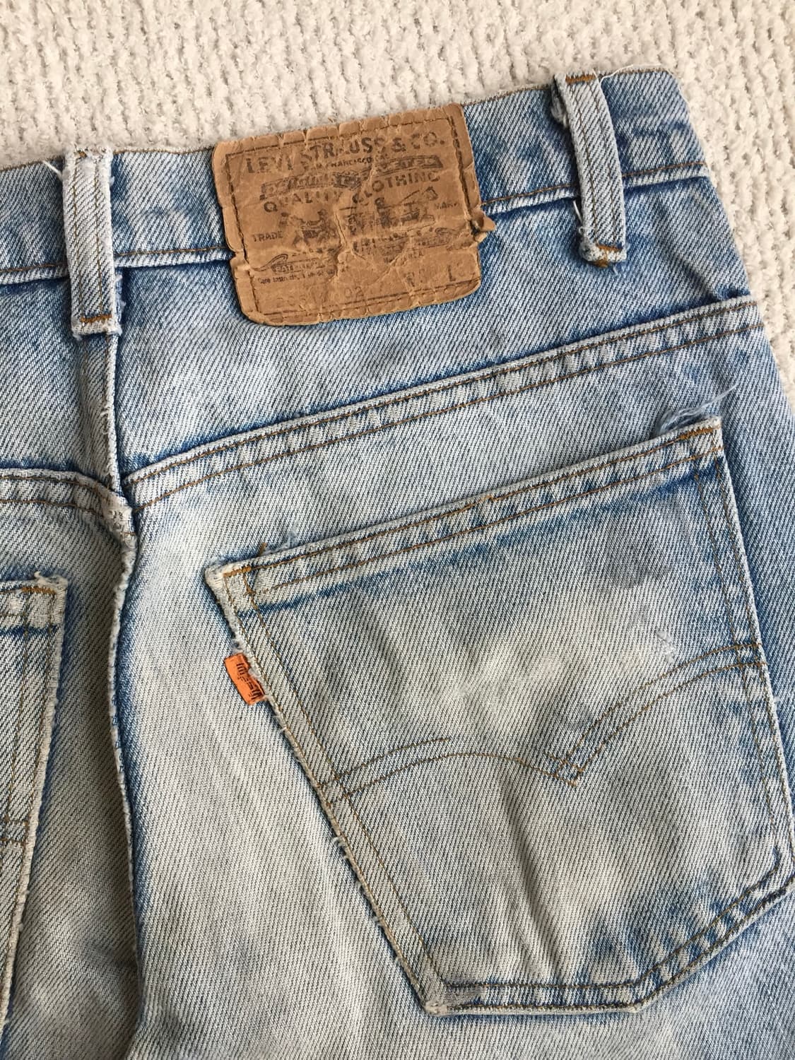 80‘s levis 리바이스 517 부츠컷 데님 굿에이징 상품이미지7