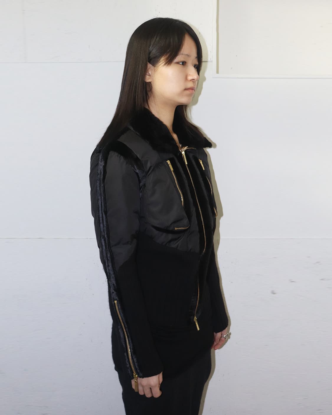 로베르토 까발리 05AW 퍼 하이넥 푸퍼 자켓 상품이미지2