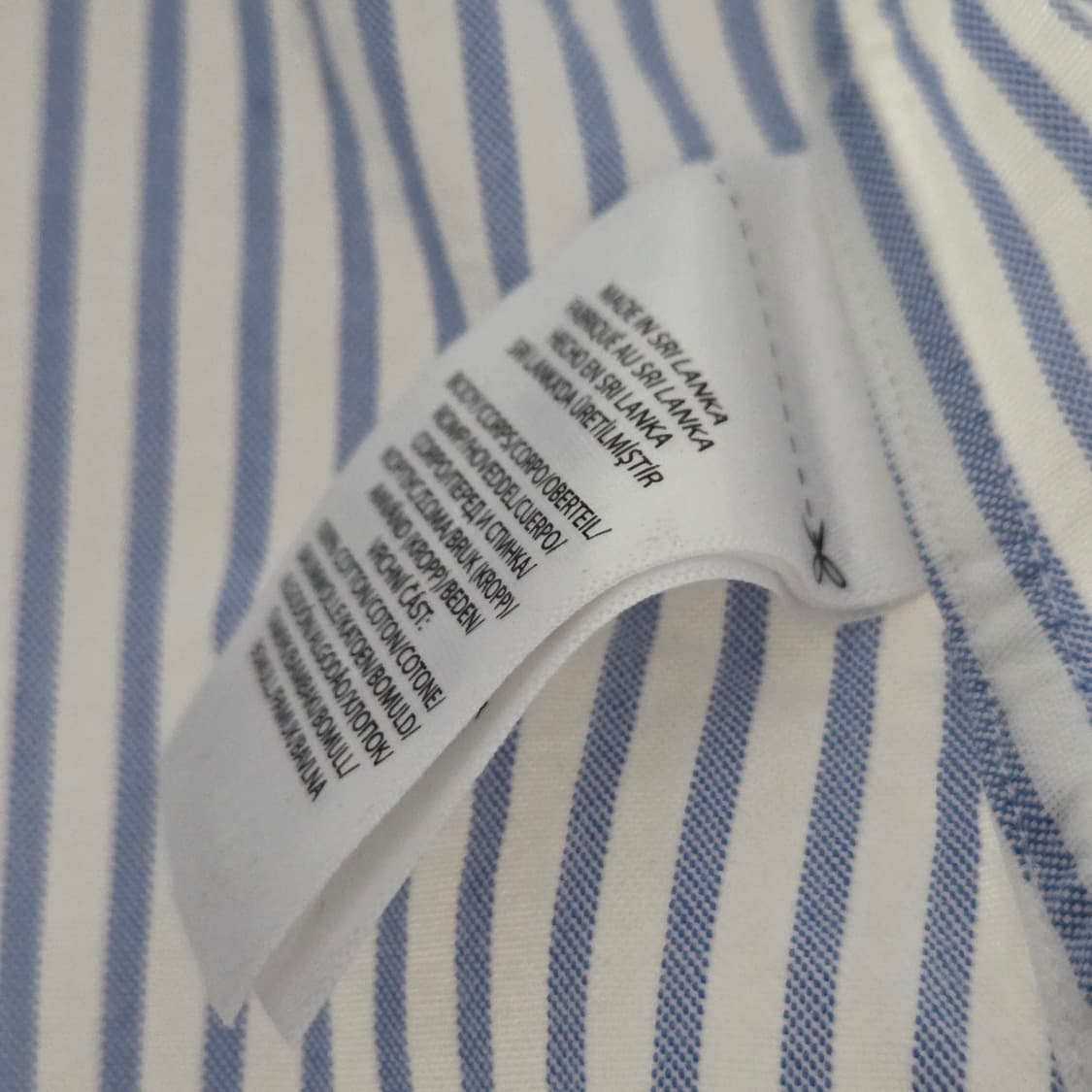 폴로랄프로렌 우먼 버튼다운 스트라이프 반팔셔츠 S 상품이미지4