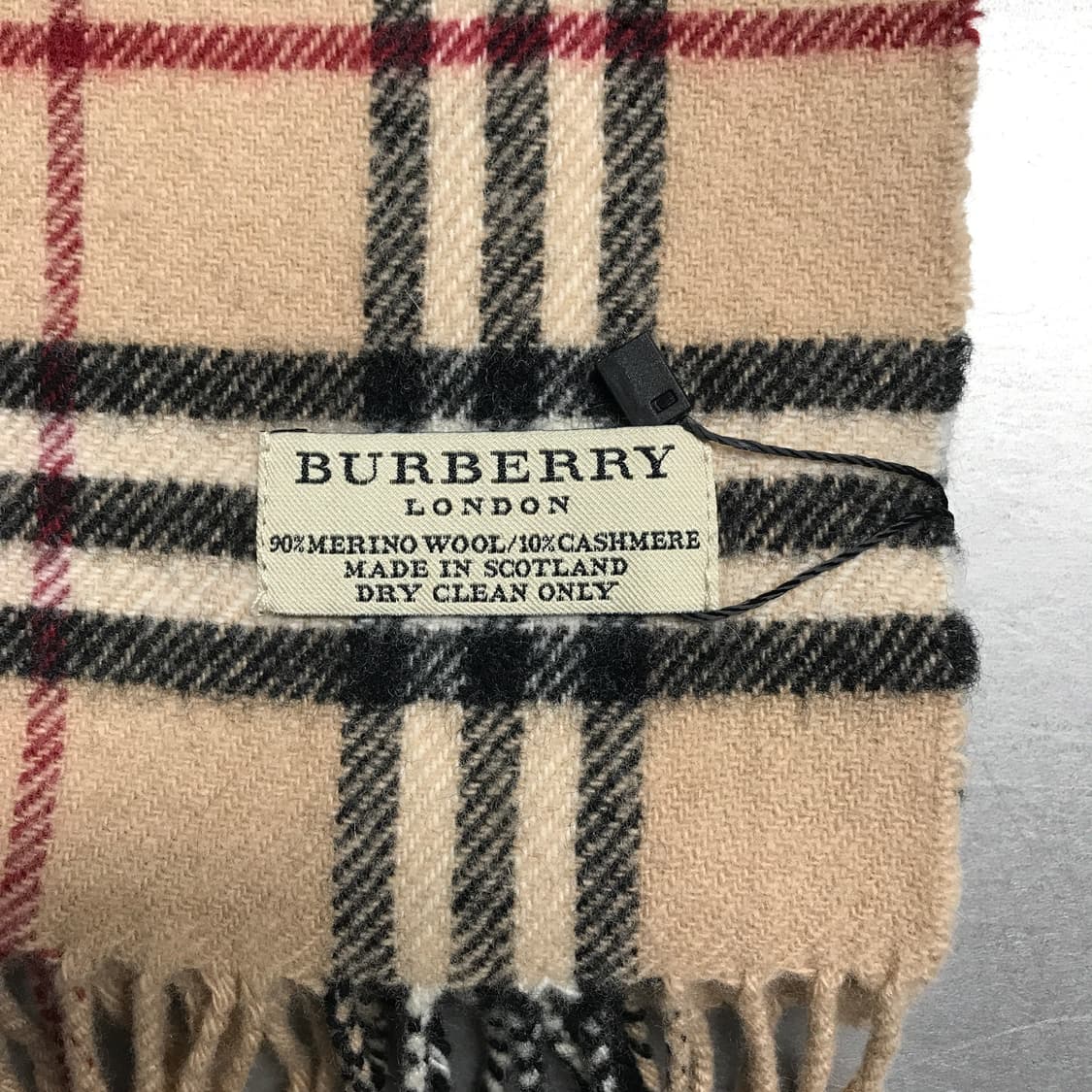 버버리 정품 메리노/캐시미어 머플러 베이지 상품이미지4