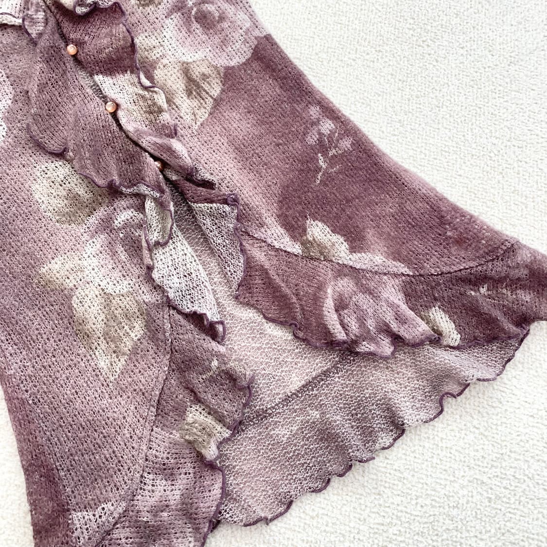 Rosa cherry ♥ 로사체리 뮤트퍼플 모헤어 슬리브리스 상품이미지3