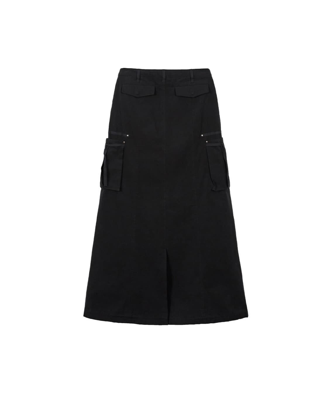 마지셔우드 스트링 카고 스커트 블랙 상품이미지6