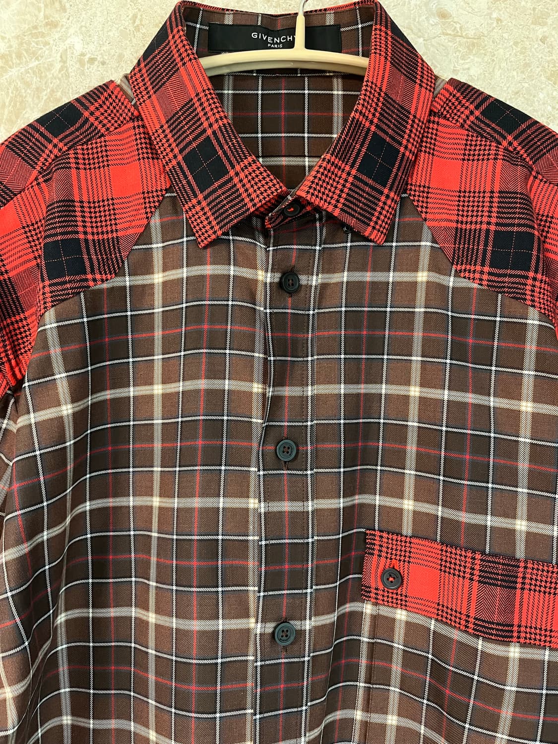 Givenchy 체크 셔츠 40사이즈(L~XL) 정품 상품이미지2