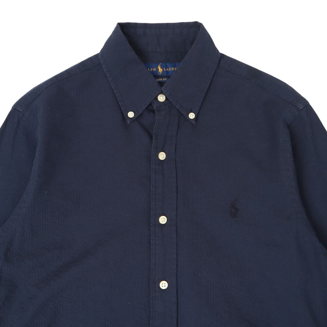 폴로 랄프로렌 네이비 시어서커 클래식핏 셔츠 상품이미지2