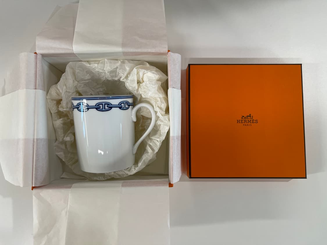 에르메스 샹달 블루 머그컵 1P 세트 HERMES 상품이미지7