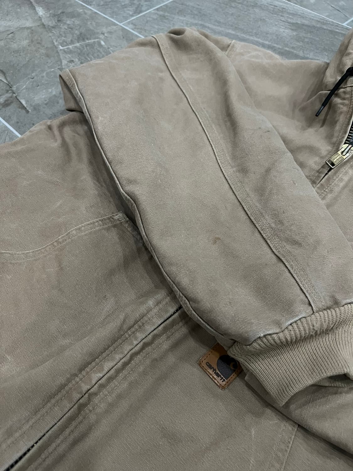 (XL) 칼하트 덕 액티브 후드자켓 J130 DKB 다크브라운 상품이미지7