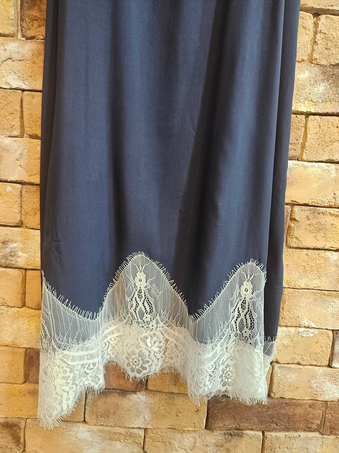 새상품)질바이질스튜어트 네이비 레이스 롱 슬립 원피스 L 상품이미지3