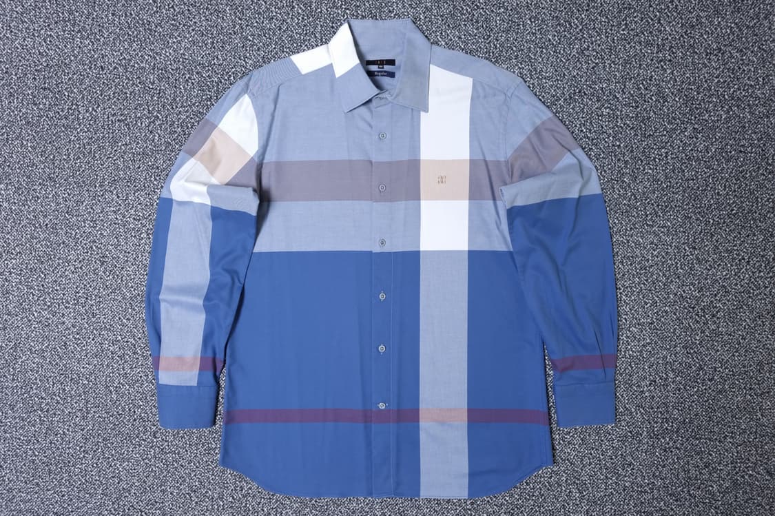 [무료배송][105]닥스 남성용 간절기 체크 셔츠 남방 상품이미지1